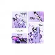 Чехол для мобильного телефона Armorstandart Y23 MagSafe Apple iPhone 15 Pro Transparent Purple (ARM68340) (UA)