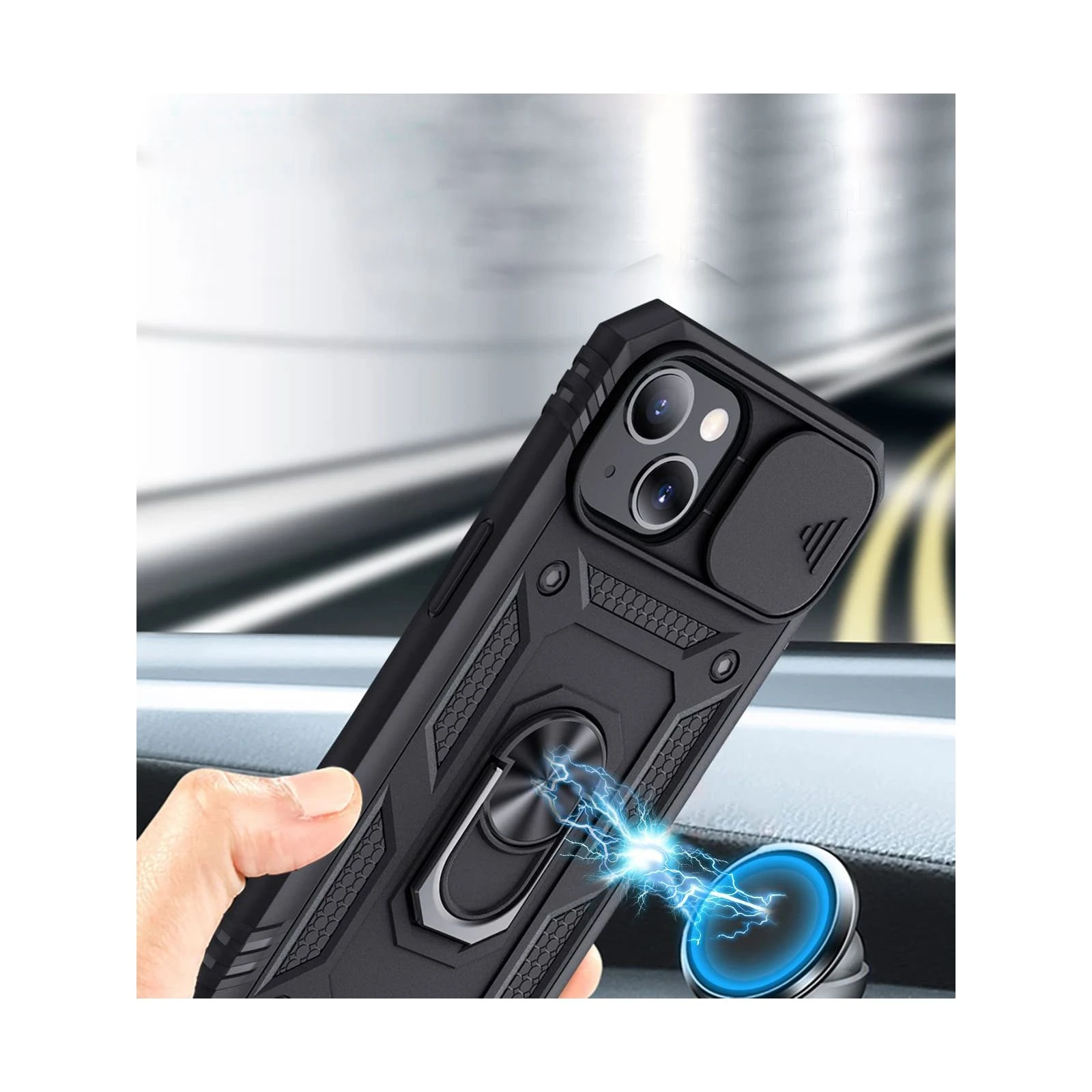 Чохол для мобільного телефону BeCover Military Apple iPhone 13 Black (707103) (UA) Сумісність з моделями Apple iPhone 13