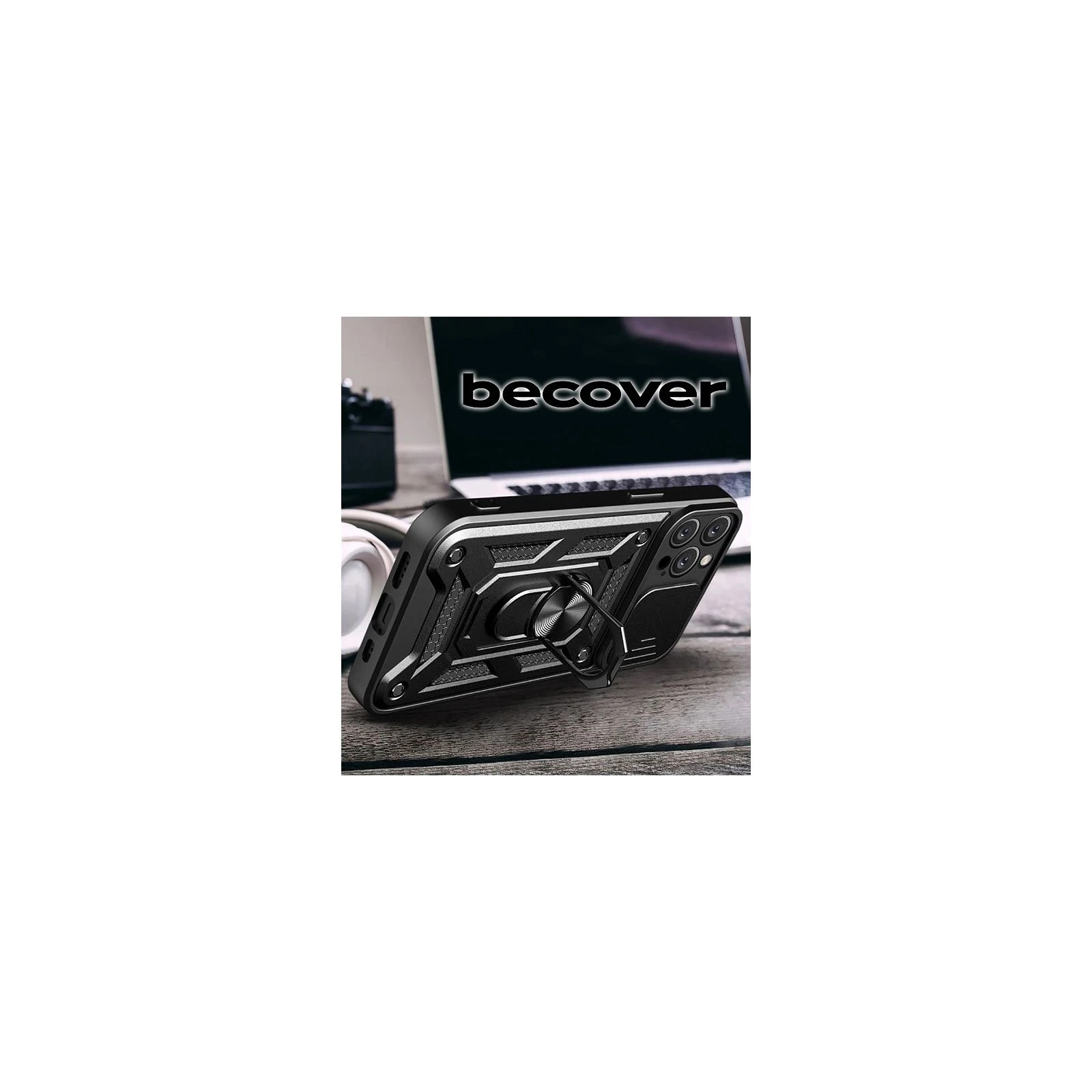 Чохол для мобільного телефону BeCover Military Apple iPhone 15 Pro Max Black (709955) (UA) Тип чохла для телефону накладка