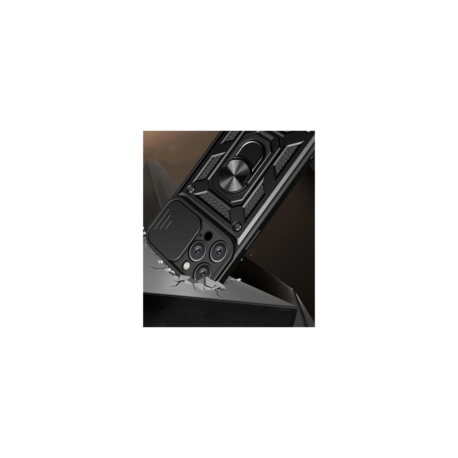 Чохол для мобільного телефону BeCover Military Apple iPhone 15 Pro Max Black (709955) (UA) Сумісність з моделями Apple iPhone 15 Pro Max