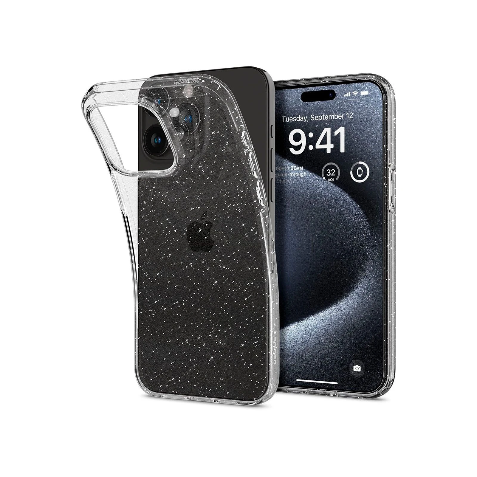 Чохол для мобільного телефону Apple iPhone 15 Pro Liquid Crystal Glitter Crystal Quartz (ACS06701) (UA) ТОП Популярних моделей: Apple iPhone 15