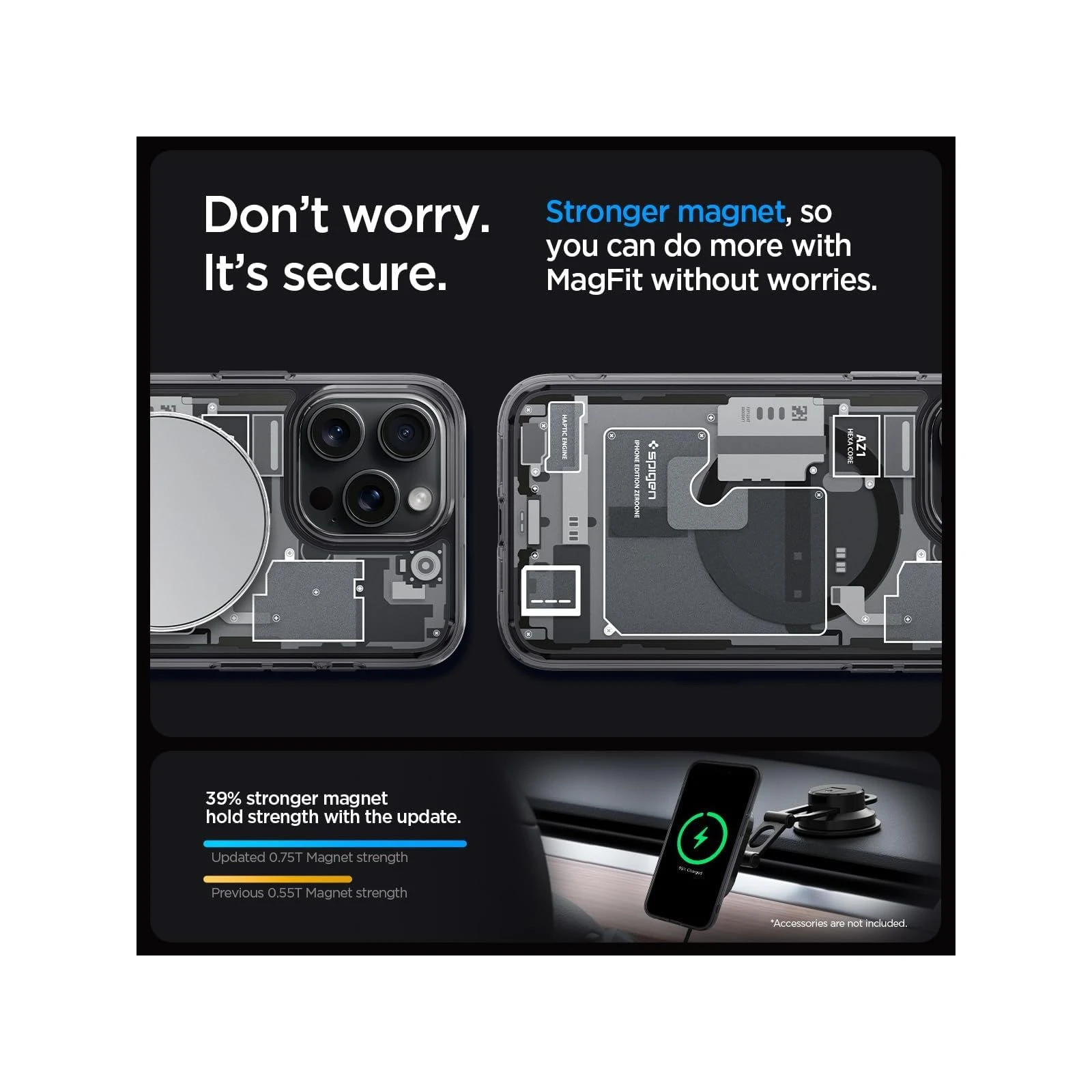 Чохол для мобільного телефону Apple iPhone 15 Pro Ultra Hybrid MagFit Zero One (ACS06721) (UA) Сумісність з моделями Apple iPhone 15 Pro