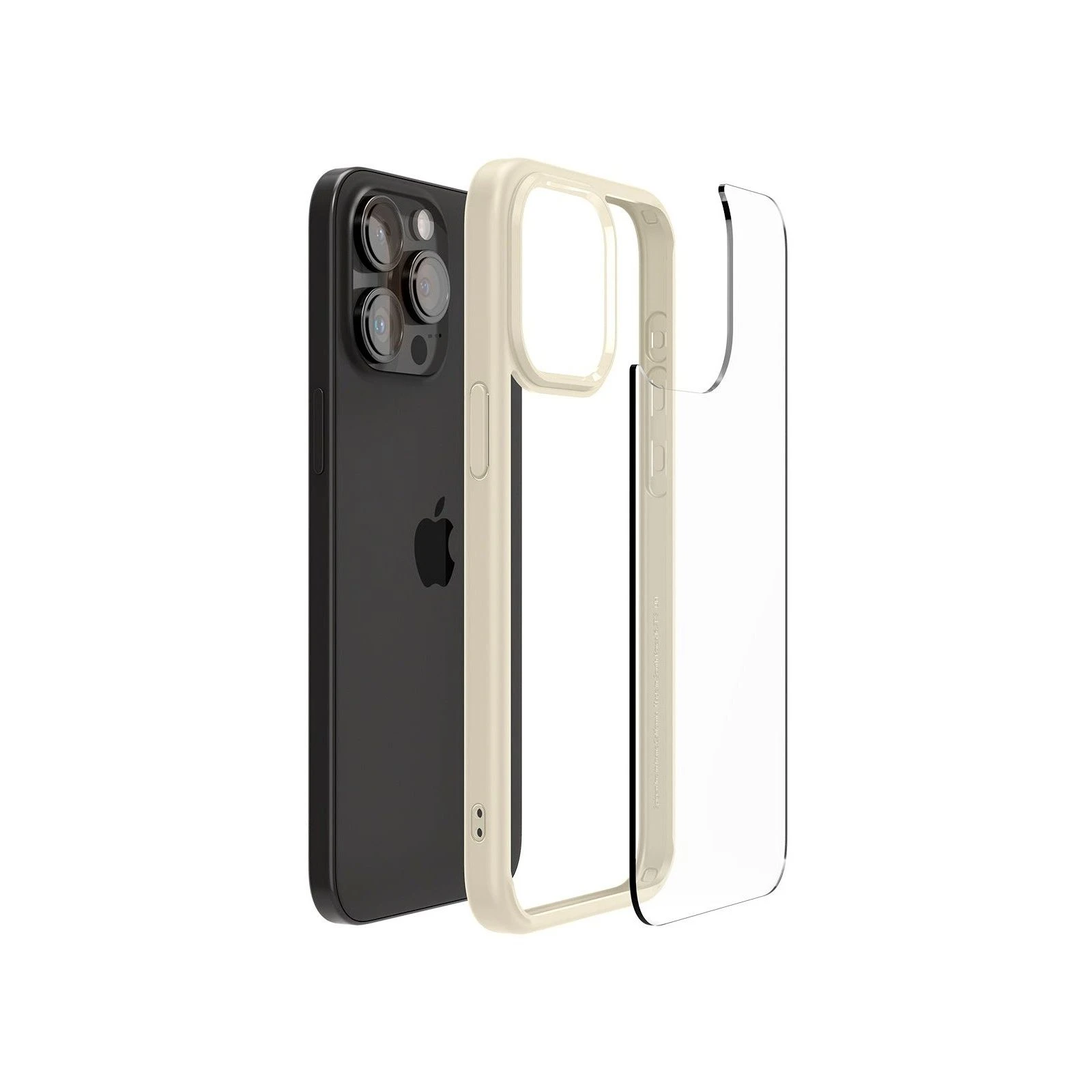 Чехол для мобильного телефона Spigen Apple iPhone 15 Pro Ultra Hybrid Mute Beige (ACS06712) (UA)