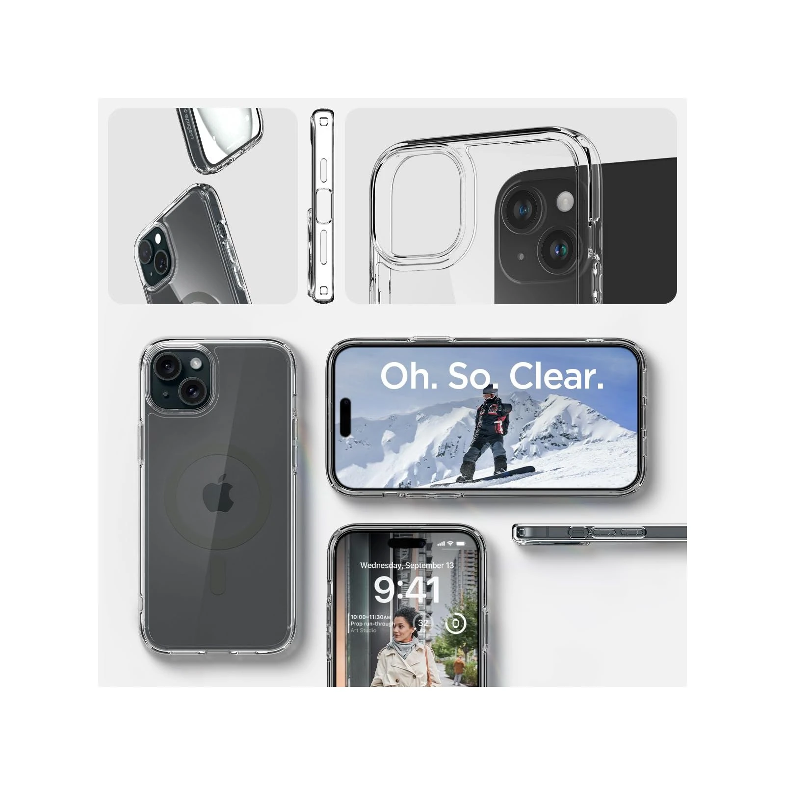 Чохол для мобільного телефону Apple iPhone 15 Ultra Hybrid MagFit Graphite (ACS06804) (UA) ТОП Популярних моделей: Apple iPhone