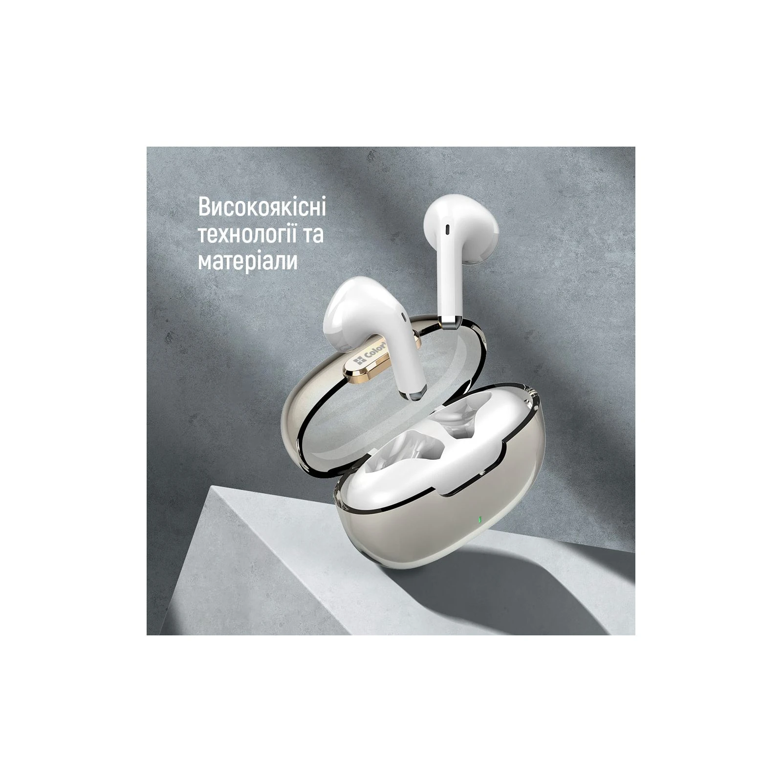 ColorWay Slim TWS-2 Earbuds White (CW-TWS2WT) (UA) Інтерфейс підключення Bluetooth
