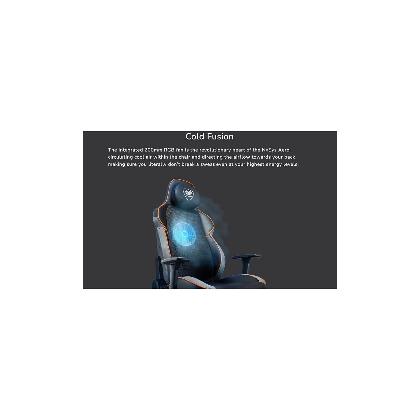 Cougar NxSys Aero Black (UA) Налаштування підлокітників 3D