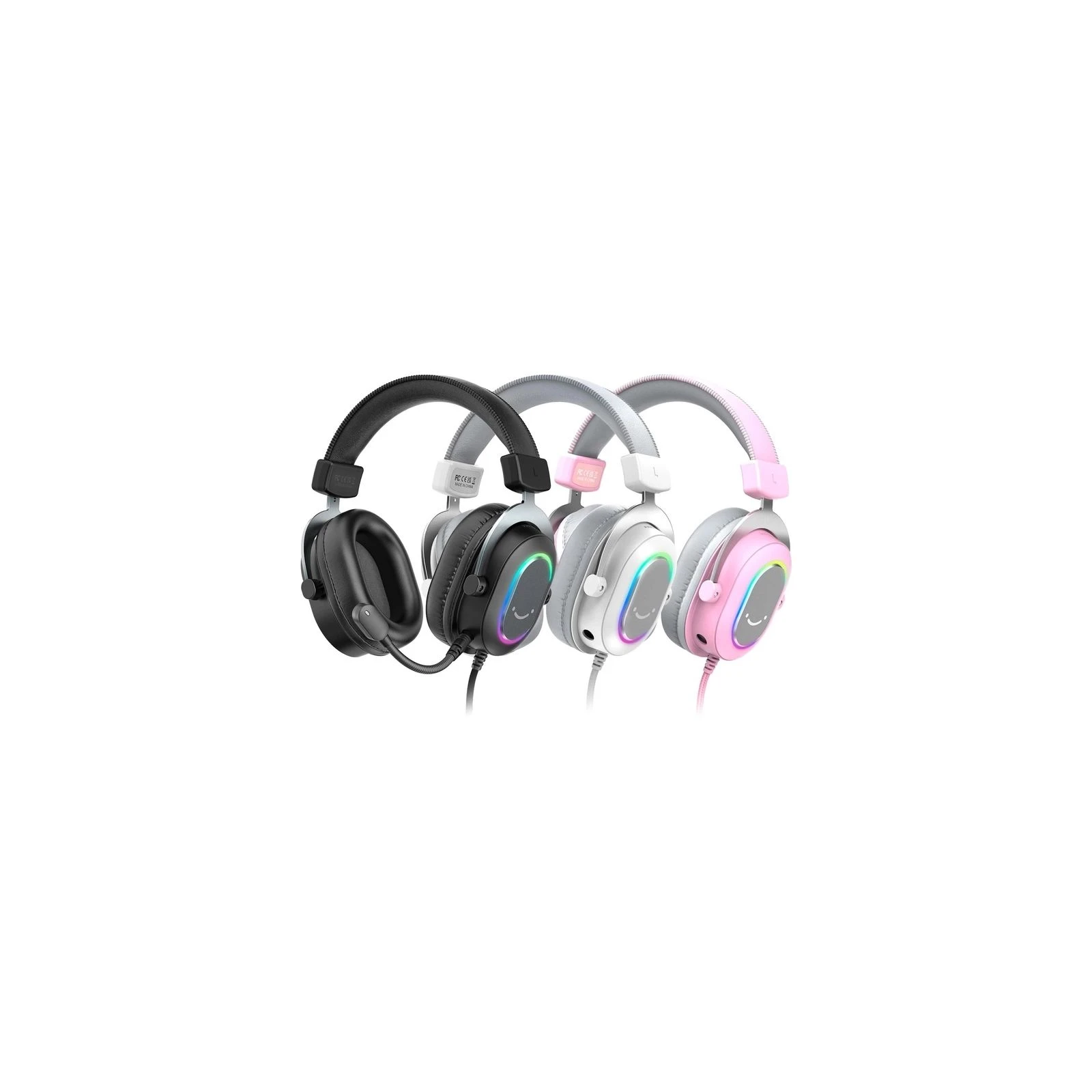 Fifine H6 RGB 7.1 Pink (H6P) (UA) Тип: геймерские (игровые);
