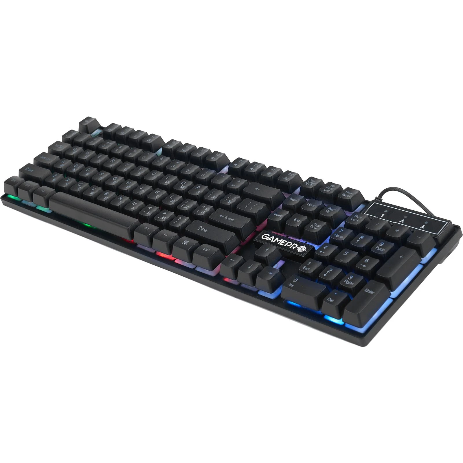 GamePro GK296 USB Black (GK296) (UA) Тип: ігрова, мультимедійна, з