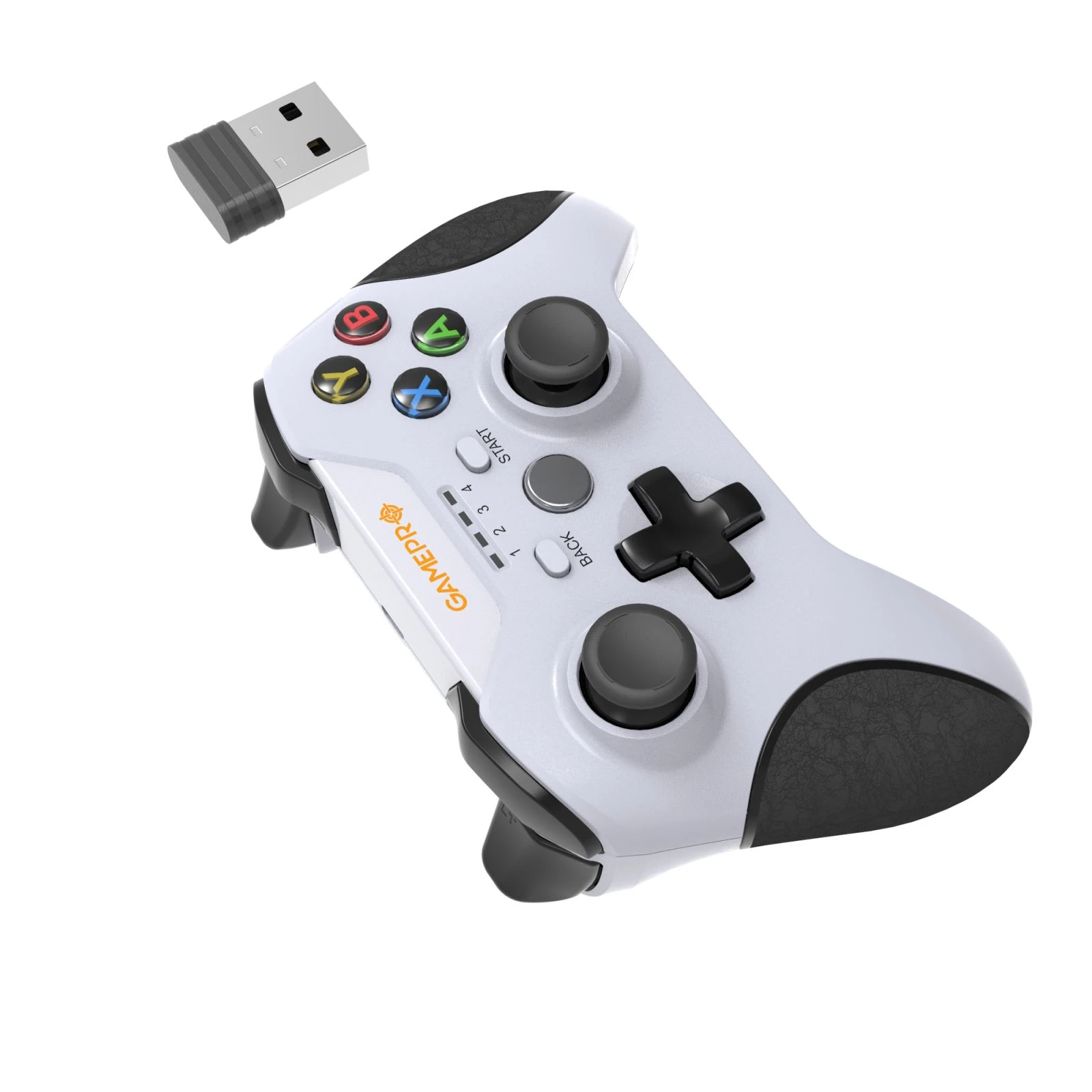 Геймпад GamePro MG650W PS3/Android Wireless White/Black (MG650W) (UA) Особливість функція Turbo