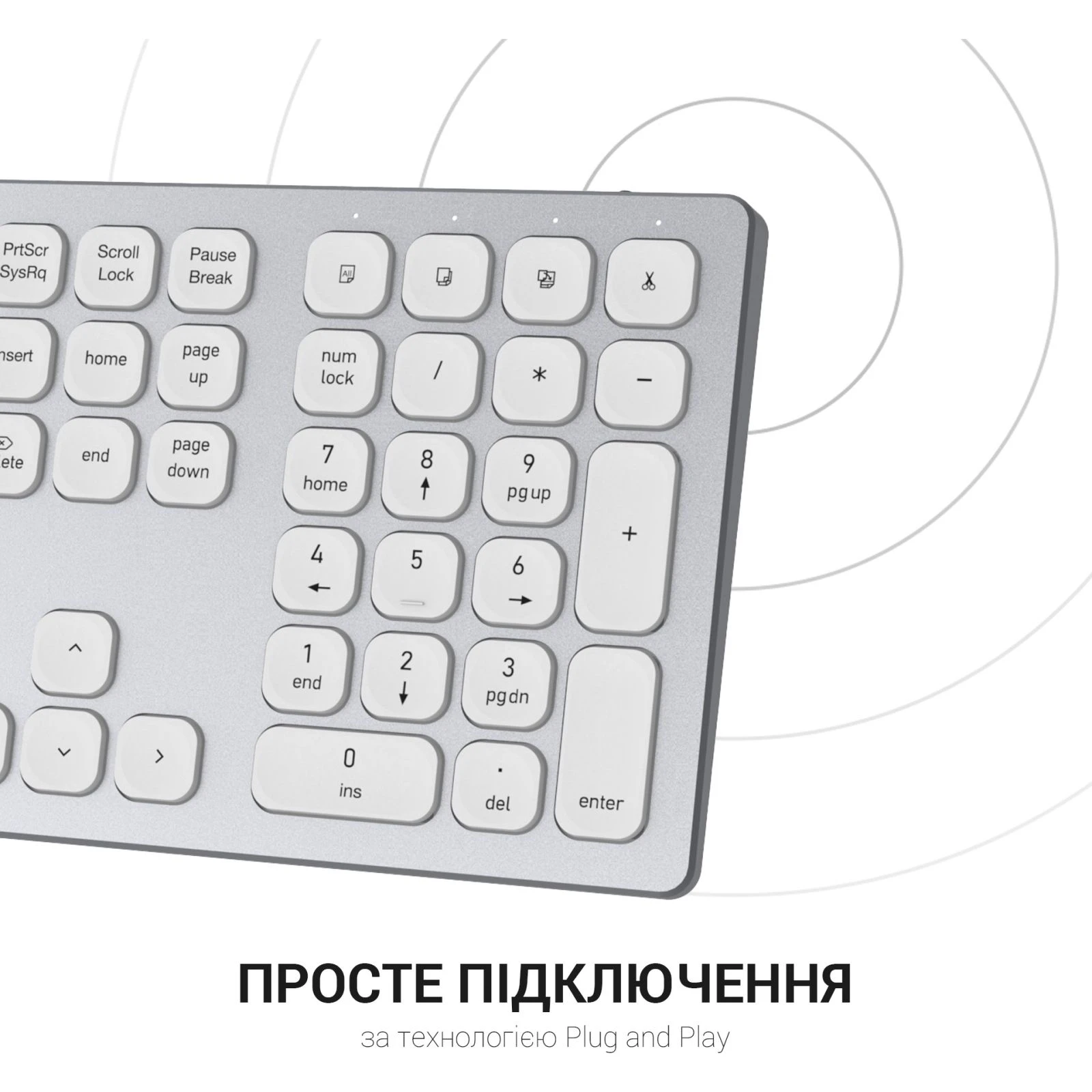 OfficePro SK1550 Wireless White (SK1550W) (UA) Тип підключення бездротова
