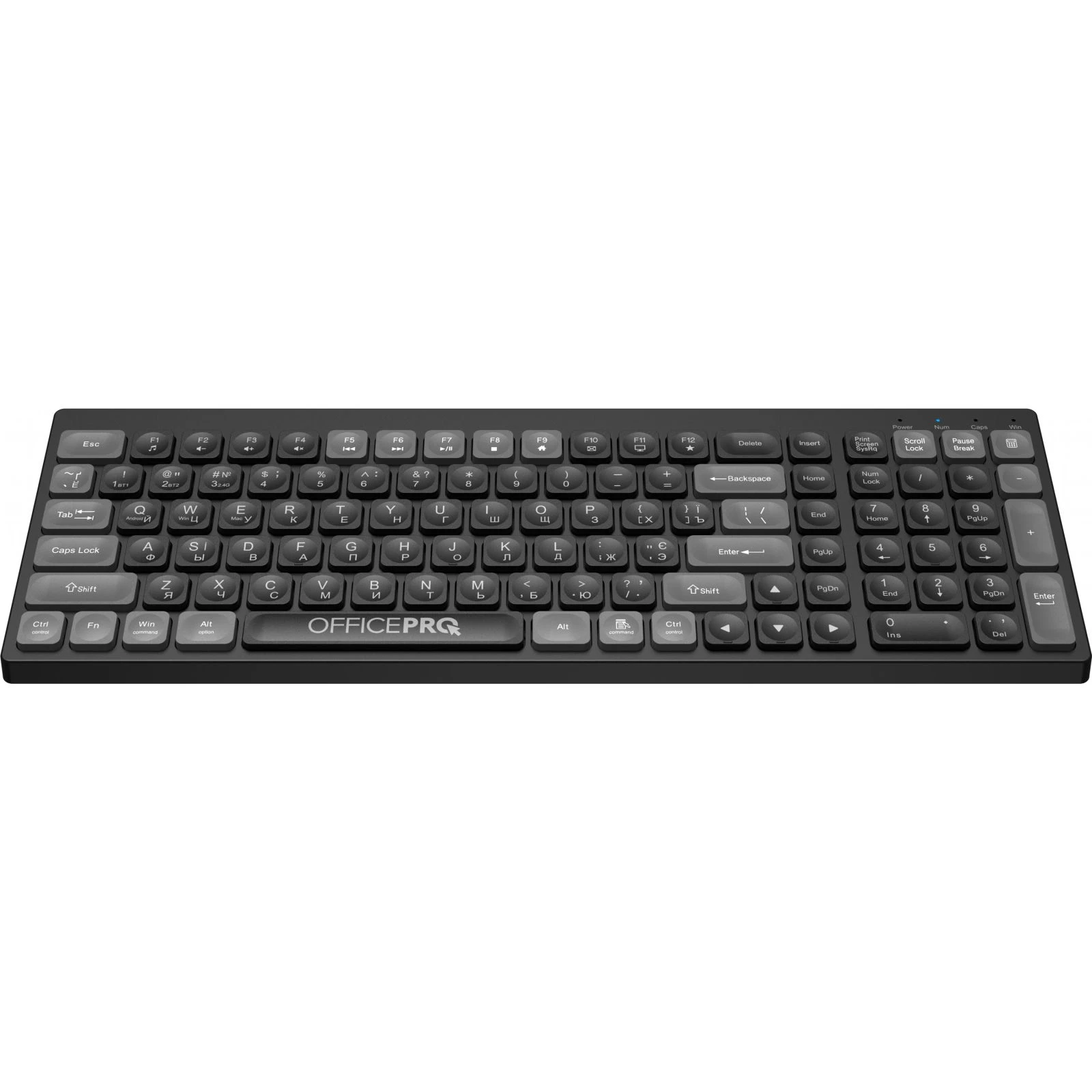 OfficePro SK985B Wireless/Bluetooth Black (SK985B) (UA) Сумісність з ОС Windows, Mac OS, Linux