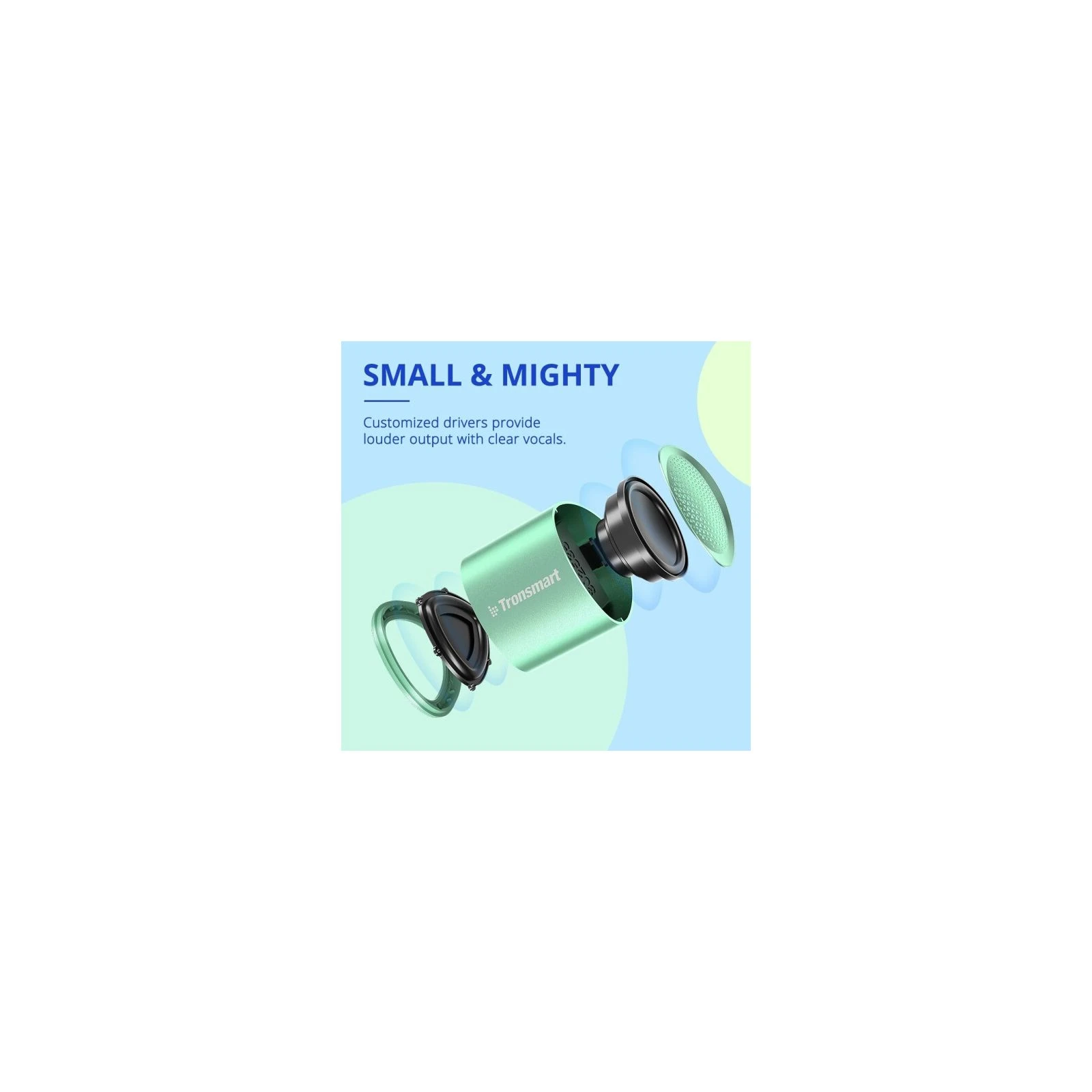 Tronsmart Nimo Mini Speaker Green (985909) (UA) Кількість каналів 2.0