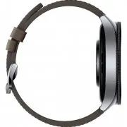 Xiaomi Watch 2 Pro Bluetooth Silver Case with Brown Leather Strap (BHR7216GL)
