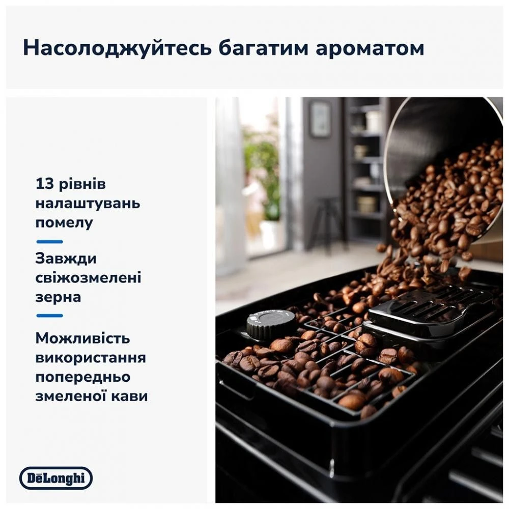 Delonghi Magnifica Start ECAM 220.60.B (EU) Тиск, бар 15 
