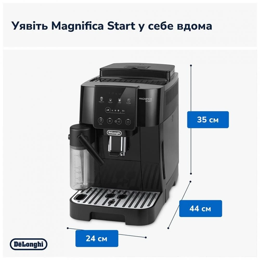 Delonghi Magnifica Start ECAM 220.60.B (EU) Спосіб установки настільна