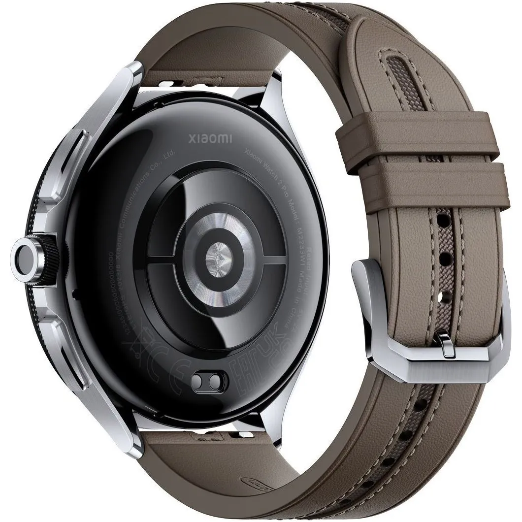 Xiaomi Watch 2 Pro Bluetooth Silver Case with Brown Leather Strap (BHR7216GL) Тип: Смарт-годинник / iOS: є / Android: є