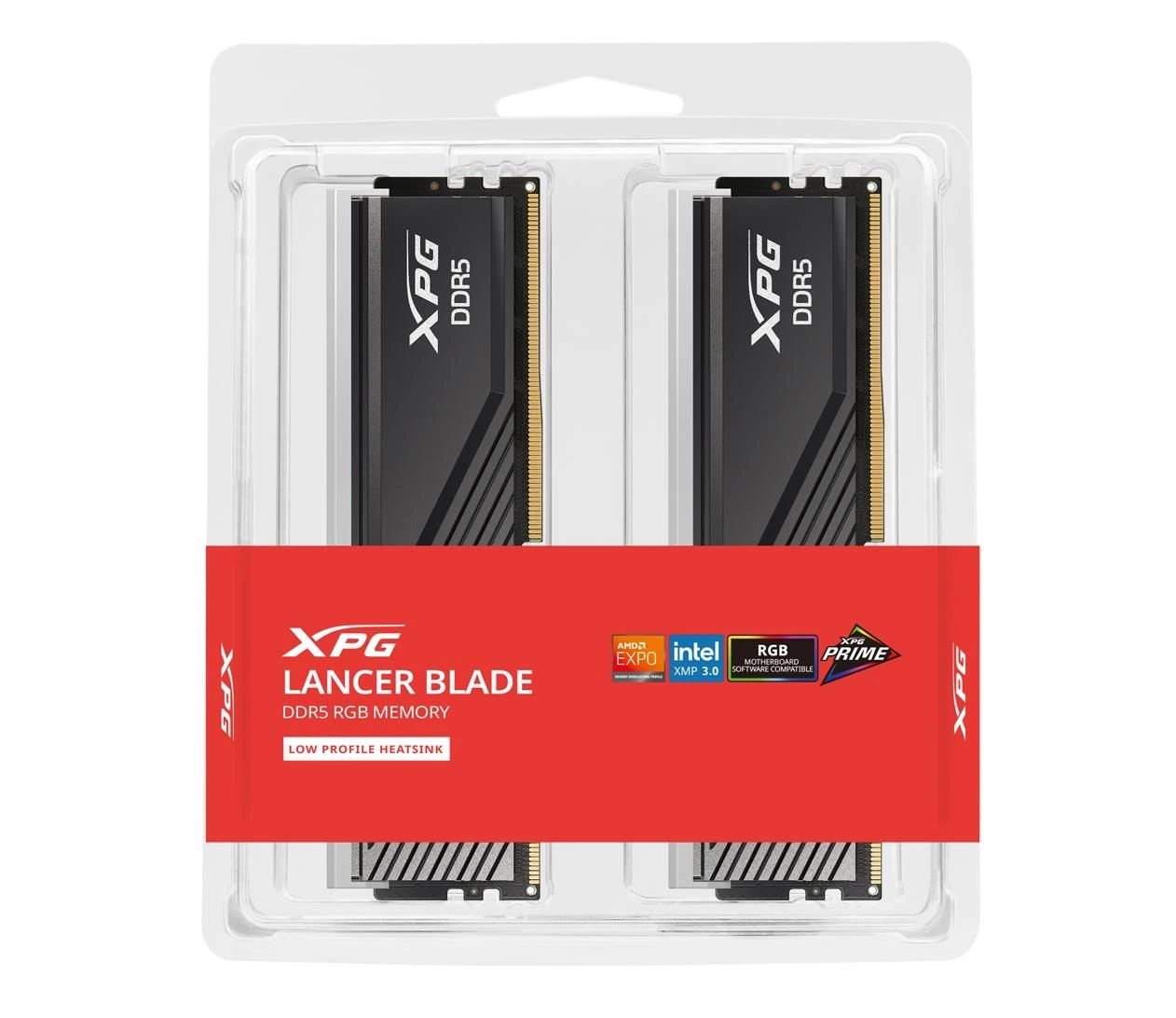 ADATA 32GB (2x16GB) 6000MHz CL30 Lancer Blade RGB (AX5U6000C3016G-DTLABRBK) EU Серія: XPG Lancer; Тип пам'яті: DDR5;