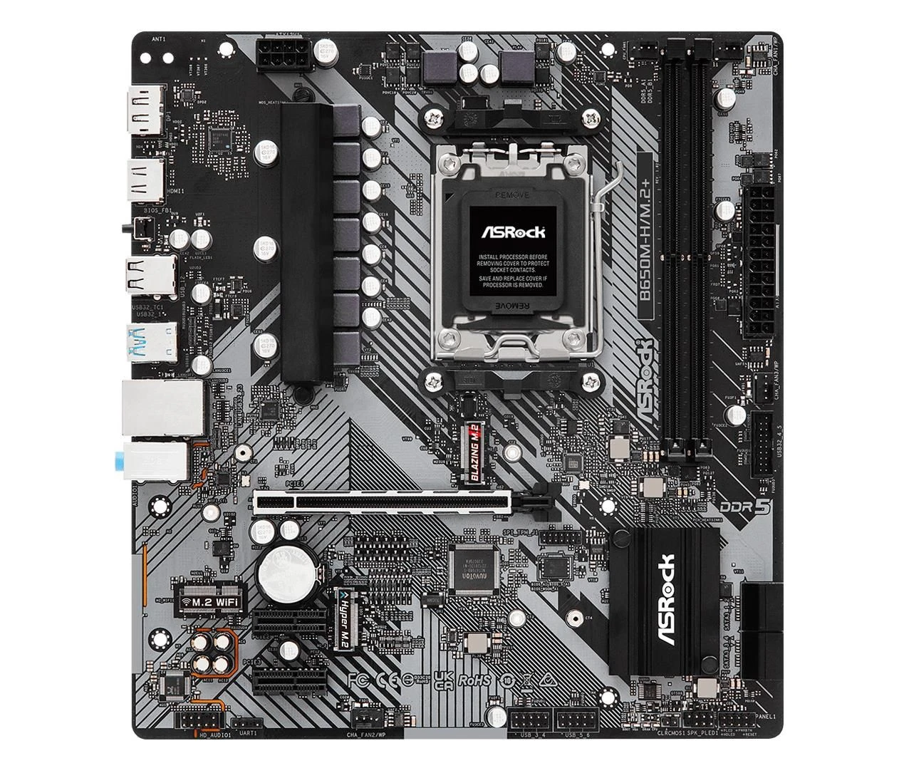 ASRock B650M-H/M.2 + EU Строительство силовой секции: