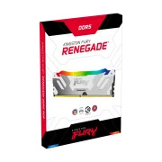 DDR5 16GB 6400 MHz Renegade White/Silver Kingston Fury (ex. HyperX) (KF564C32RWA-16) (UA)