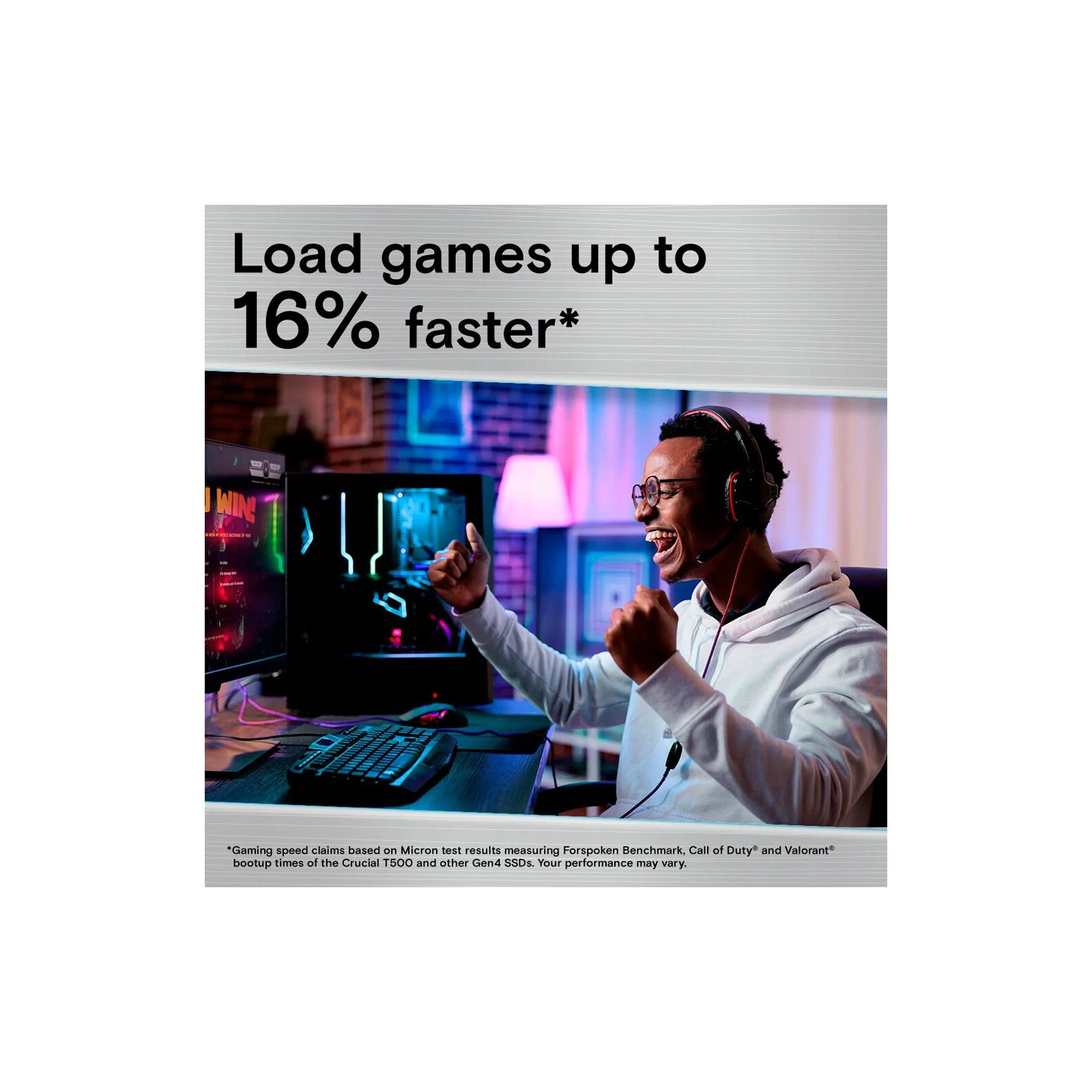 M.2 2280 2TB T500 Micron (CT2000T500SSD8) (UA) Объем памяти 2 TB