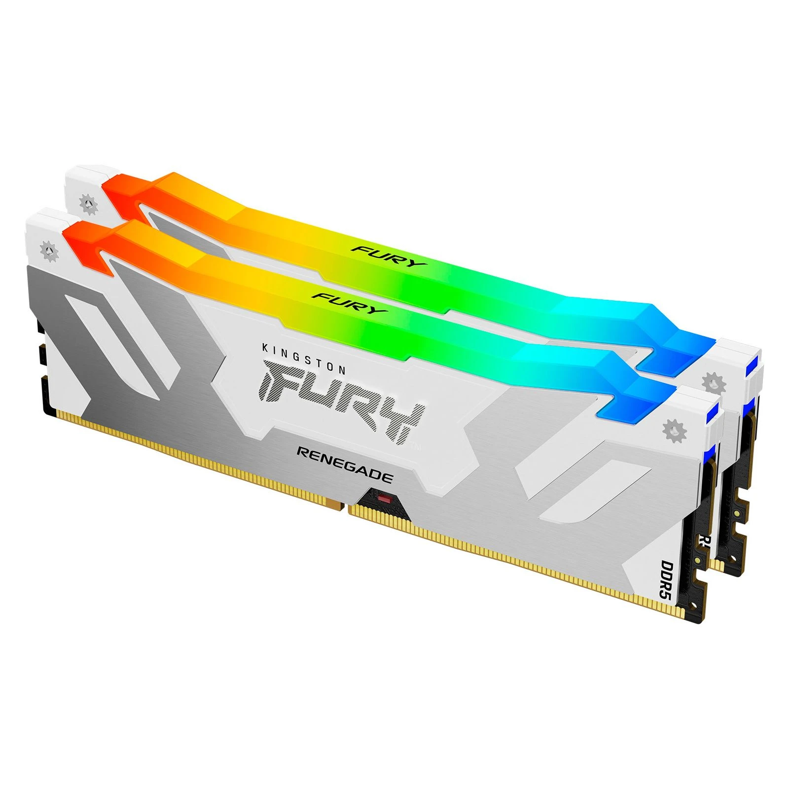 DDR5 32GB (2x16GB) 7600 MHz Renegade RGB White XMP Kingston Fury (ex. HyperX) (KF576C38RWAK2-32) (UA) Стандарти пам'яті PC5-60800