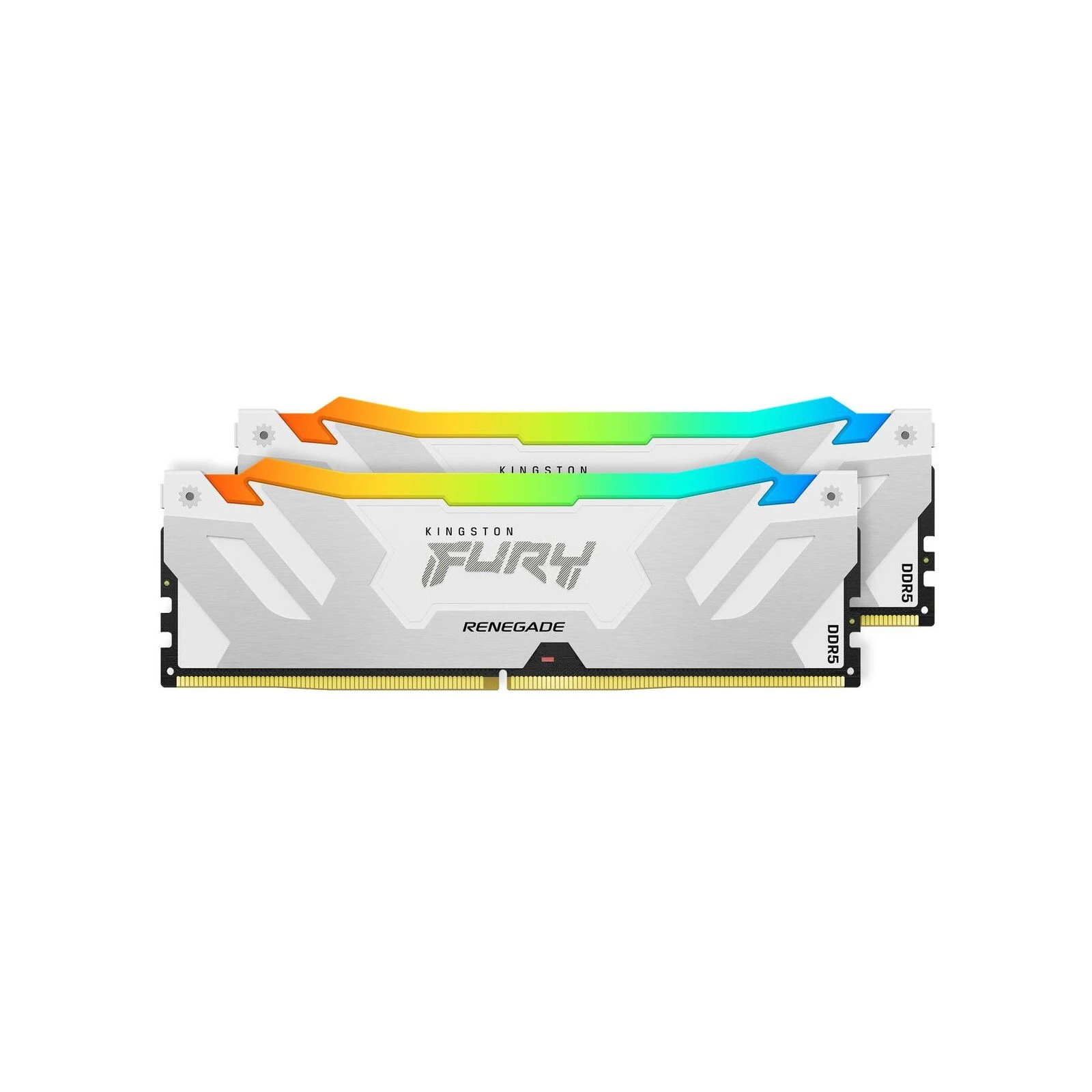 DDR5 32GB (2x16GB) 7600 MHz Renegade RGB White XMP Kingston Fury (ex. HyperX) (KF576C38RWAK2-32) (UA) Кількість модулів у наборі 2