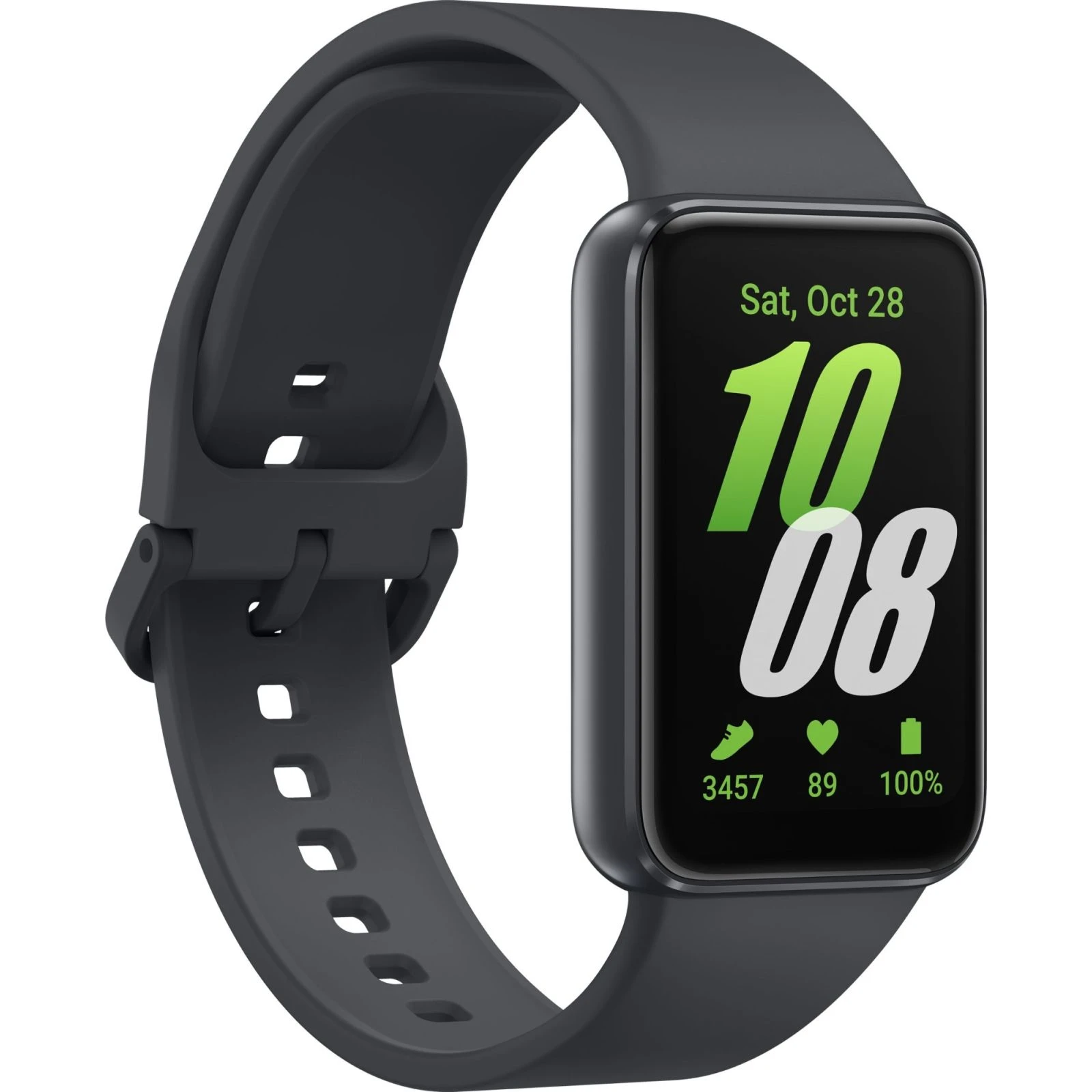 Фітнес браслет Samsung Galaxy Fit3 SM-R390 Grey (SM-R390NZAASEK) Функції вібрація, відстеження сну, крокомір, пульсоксиметр, моніторинг фізичної активності , пульсометр, погода, повідомлення про SMS, повідомлення про виклики, будильник, секундомір, гіроскоп, вимірювання дистанції, акселерометр, повідомлення про пропущені події, лічильник калорій, показ часу