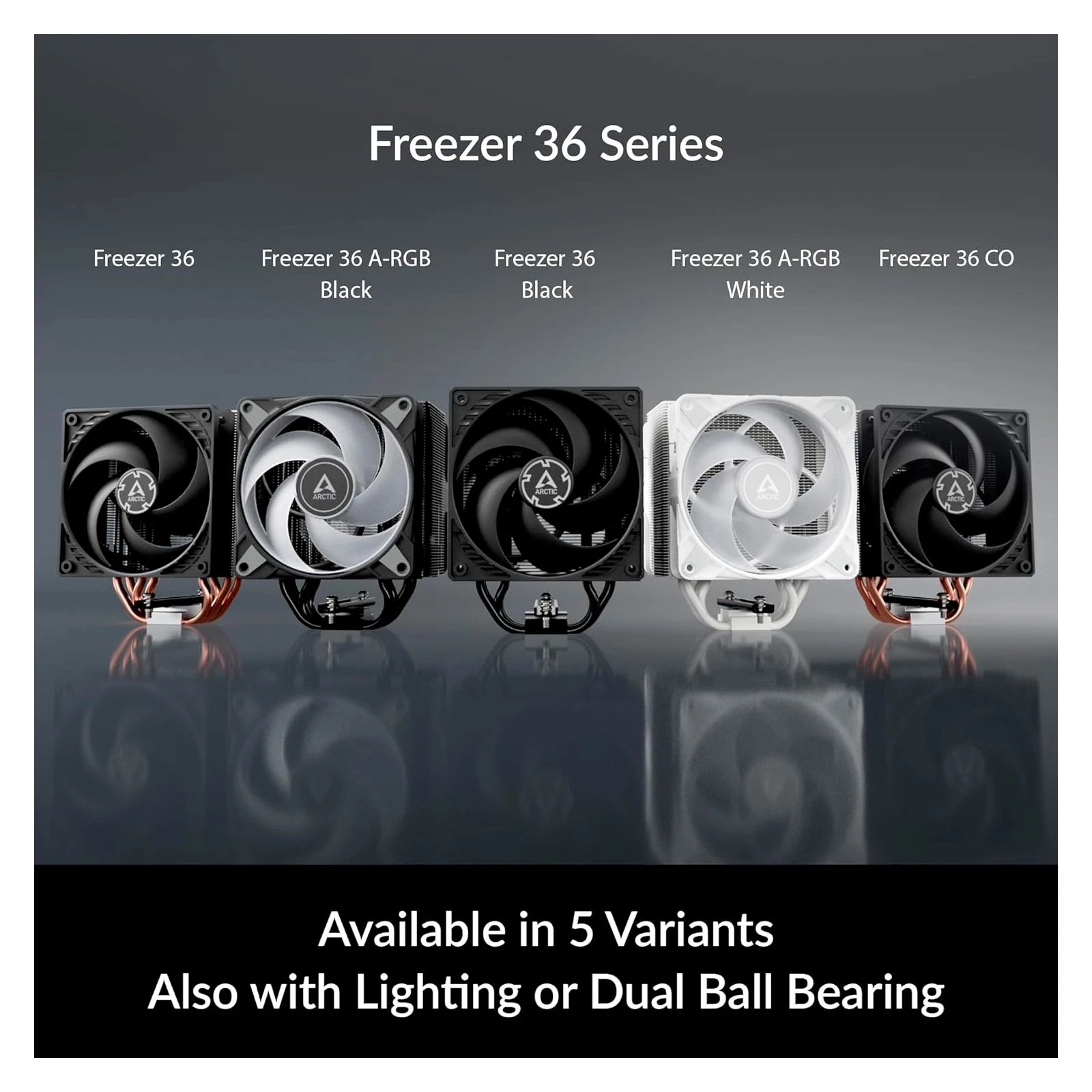 Кулер для процесора Arctic ACFRE00123A (UA) Сокет: AM4, 1700, AM5, 1851; Вага: 890 г;