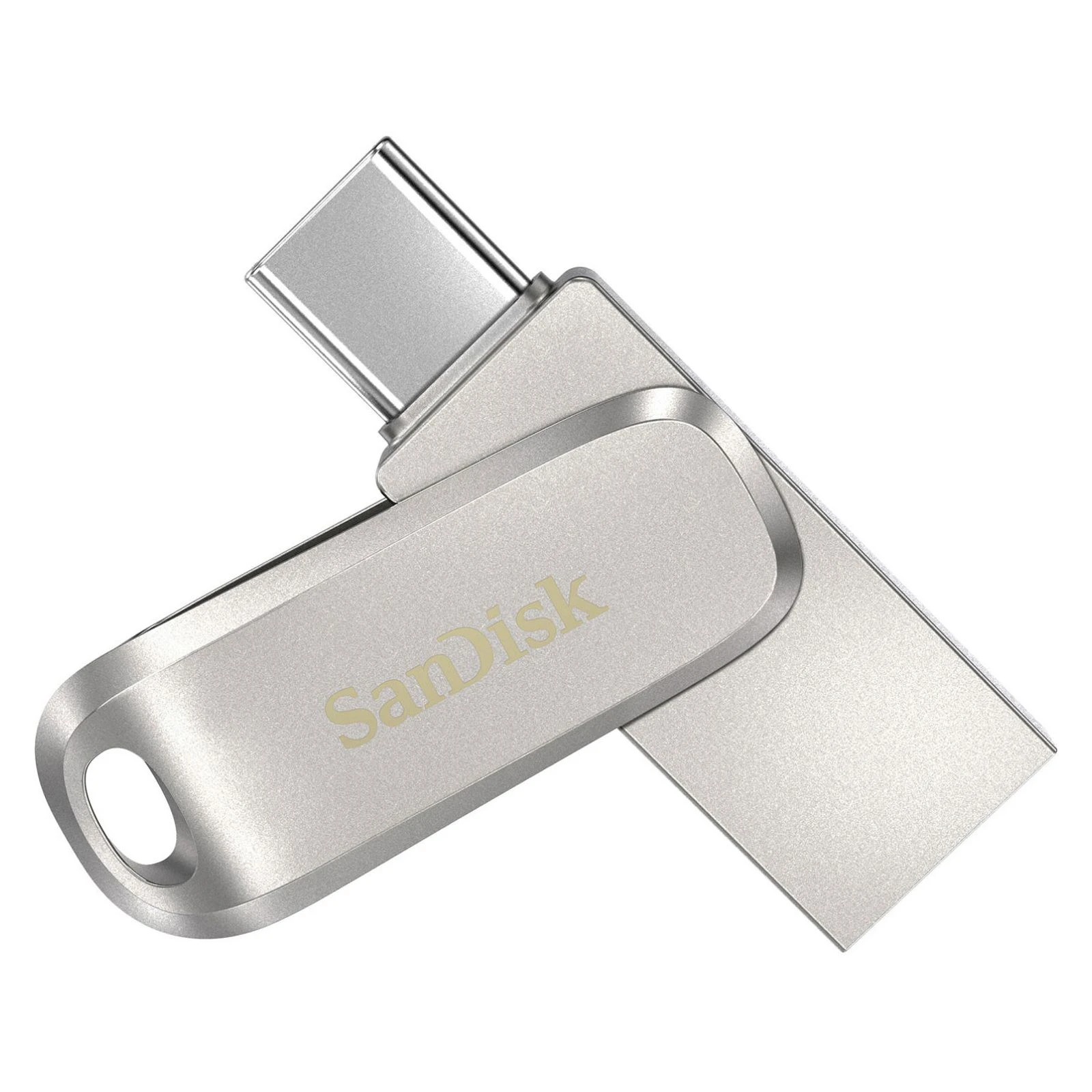 SanDisk 1TB Ultra Dual Luxe Silver USB 3.2/Type-C (SDDDC4-1T00-G46) (UA) Тип: С выдвижным USB,