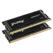 SoDIMM DDR5 32GB (2x16GB) 6400 MHz Impact Kingston Fury (ex.HyperX) (KF564S38IBK2-32) (UA)