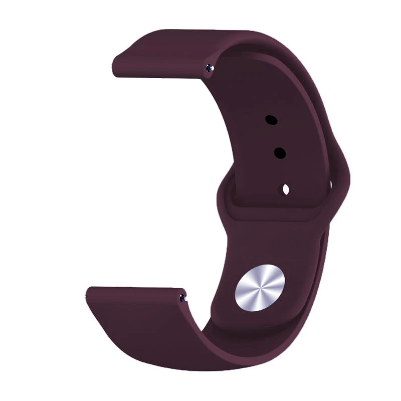 Силиконовый ремешок BeCover для Xiaomi iMi KW66/Mi Watch Color/Haylou LS01/Watch S1 Active Purple-Wine (706358) Тип: ремешок; Совместимость: Xiaomi