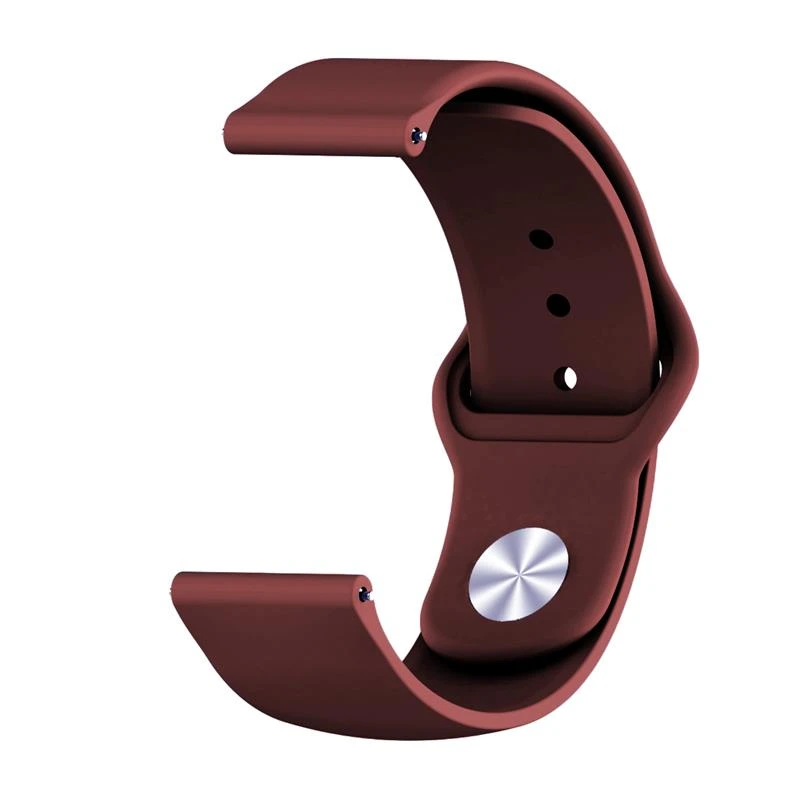 Силіконовий ремінець BeCover для Xiaomi iMi KW66/Mi Watch Color/Haylou LS01/Watch S1 Active Dark-Red (706349) Тип: ремінець; Сумісність: Xiaomi iMi