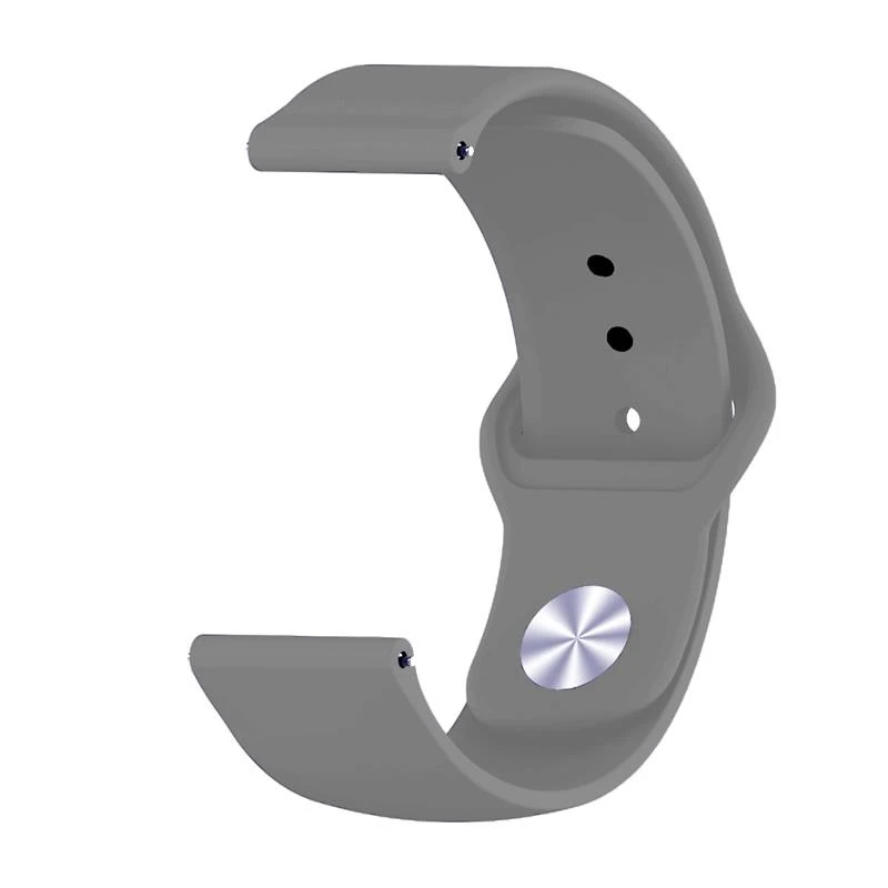 Силиконовый ремешок BeCover для Xiaomi iMi KW66/Mi Watch Color/Haylou LS01/Watch S1 Active Gray (706360) Тип: ремешок; Совместимость: Xiaomi