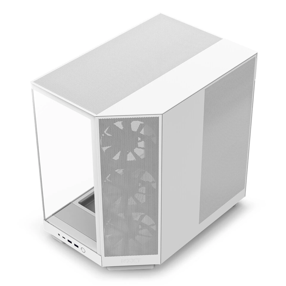NZXT H6 Flow White (CC-H61FW-01) без БП (UA) Типоразмер: Midi Tower; Форм-фактор