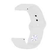 Силіконовий ремінець BeCover Samsung Galaxy Watch 46mm/Watch 3 45mm/Gear S3 Classic/Gear S3 Frontier White (706317)
