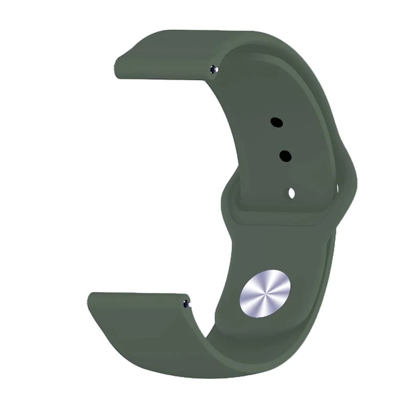 Силіконовий ремінець BeCover для Xiaomi iMi KW66/Mi Watch Color/Haylou LS01/Watch S1 Active Pine-Green (706362) Тип: ремінець; Сумісність: Xiaomi iMi