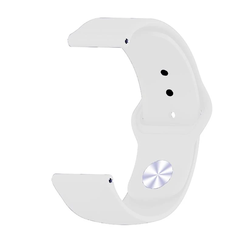 Силіконовий ремінець BeCover для Xiaomi iMi KW66/Mi Watch Color/Haylou LS01/Watch S1 Active White (706357) Тип: ремінець; Сумісність: Xiaomi iMi