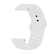 Силіконовий ремінець BeCover для Xiaomi iMi KW66/Mi Watch Color/Haylou LS01/Watch S1 Active White (706357)