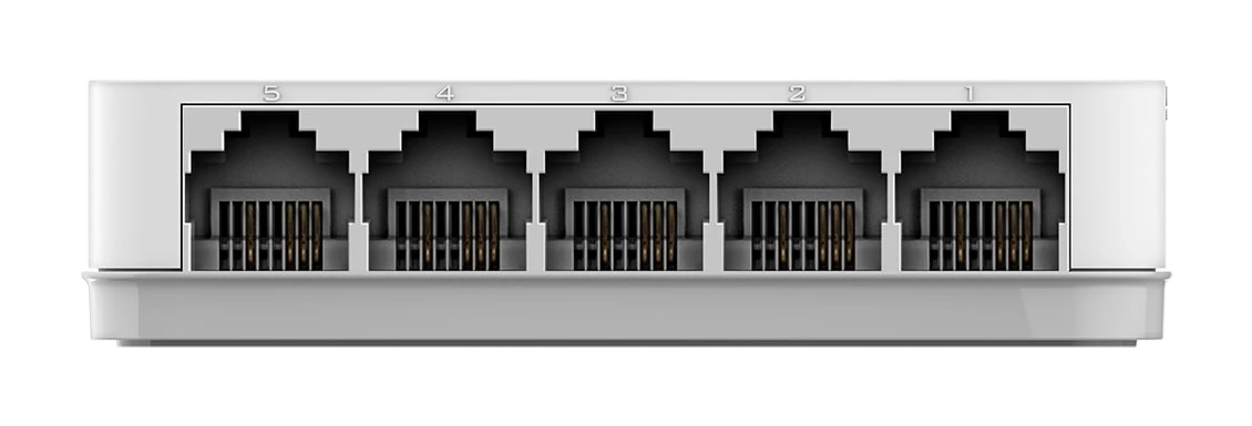 D-Link GO-SW-5E 5xFE, Plastic, Неуправляемый (UA) Тип: Коммутатор; Порты: 5 x 10 / 100BASE-T;