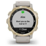 Garmin Descent Mk2S Light Gold with Light Sand Silicone Band (010-02403-01)