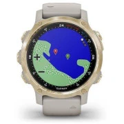 Garmin Descent Mk2S Light Gold with Light Sand Silicone Band (010-02403-01)