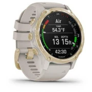 Garmin Descent Mk2S Light Gold with Light Sand Silicone Band (010-02403-01)