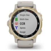 Garmin Descent Mk2S Light Gold with Light Sand Silicone Band (010-02403-01)