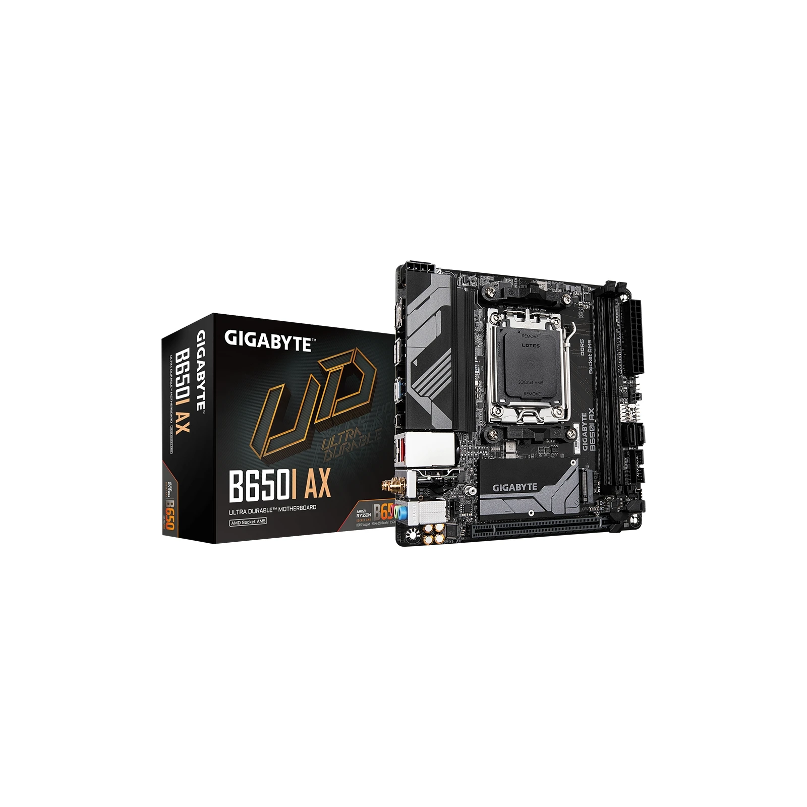 GIGABYTE B650I AX (UA) Призначення: звичайна; Сокет: AM5;