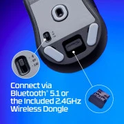 HyperX Pulsefire Haste 2 Mini Wireless Black (7D388AA) (UA)