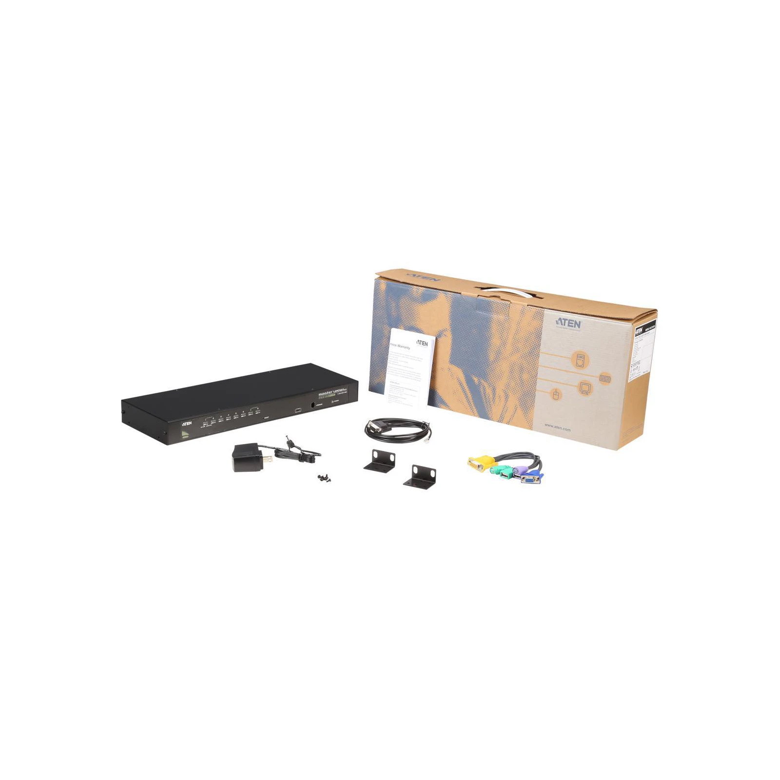 Комутатор KVM Aten CS1308 (UA) Кількість портів: 8; Тип