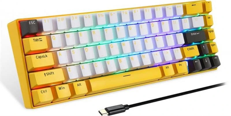 Motospeed BK67 Longhua Blue Yellow (mtbk67ymb) Тип підключення: