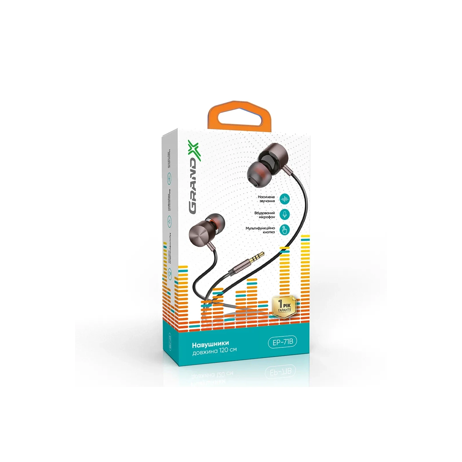 Навушники Grand-X EP-71B Black (EP-71B) (UA) Призначення: для ноутбука, для