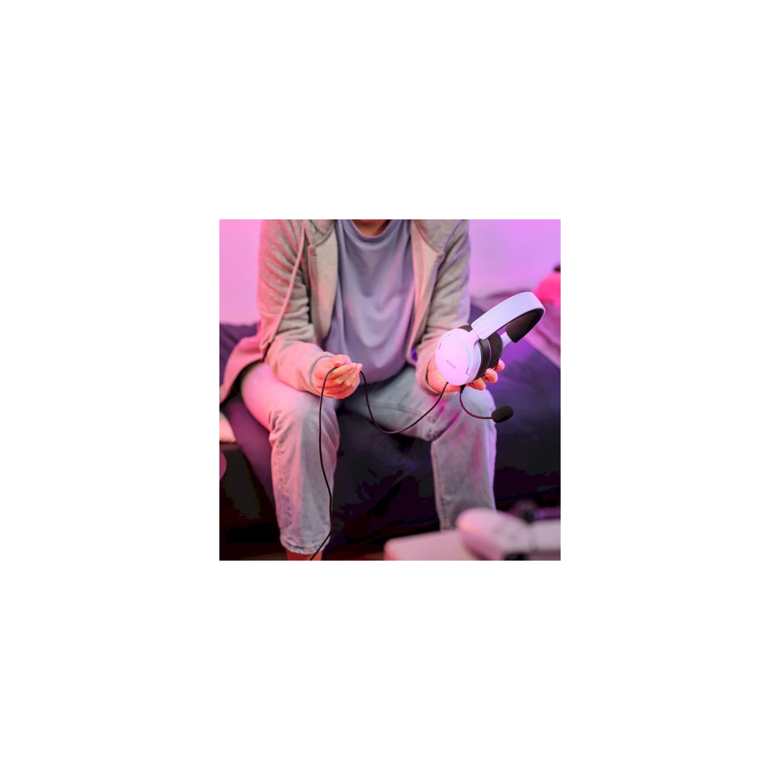 Навушники Trust GXT 490 Fayzo 7.1 USB-A Purple (25303) (UA) Підключення дротове