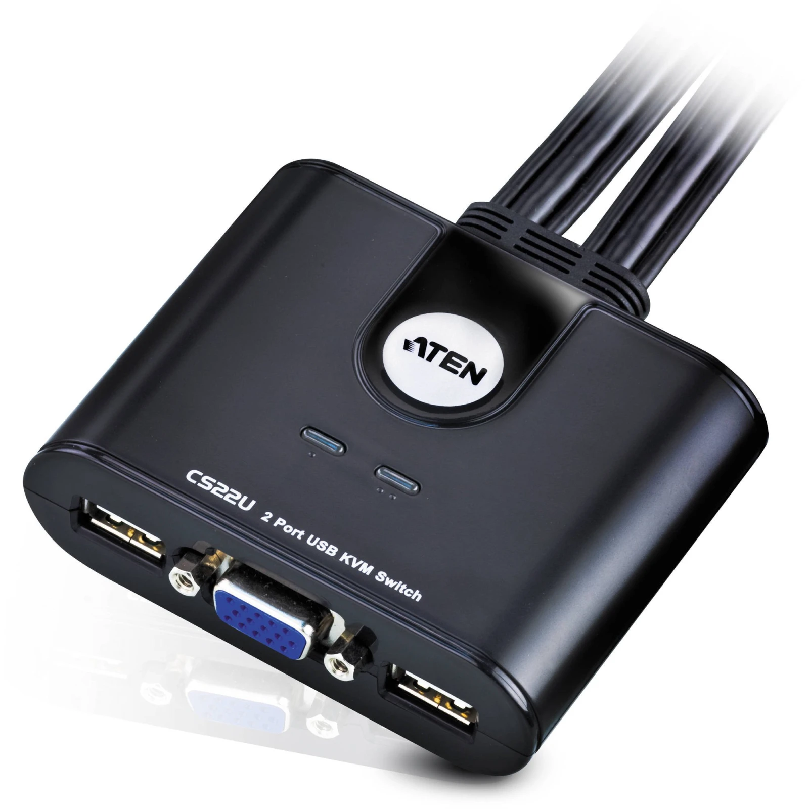 Коммутатор KVM Aten CS22U (UA) Тип подкдючения оборудования: USB